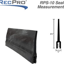 RecPro RV Slide-Out Seal 2.6" Wiper Clip-On Weather Stripping (15 Feet)