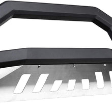 Armordillo USA 7173811 AR Series Bull Bar Fits 2003-2009 Toyota 4Runner - Matte Black W/Aluminum Skid Plate