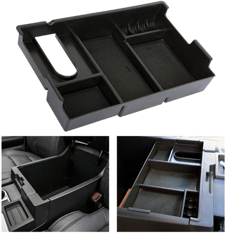 JDMCAR Center Console Organizer Compatible with Tundra Accessories 2014-2019 2020，Armrest Box Secondary Storage Tray