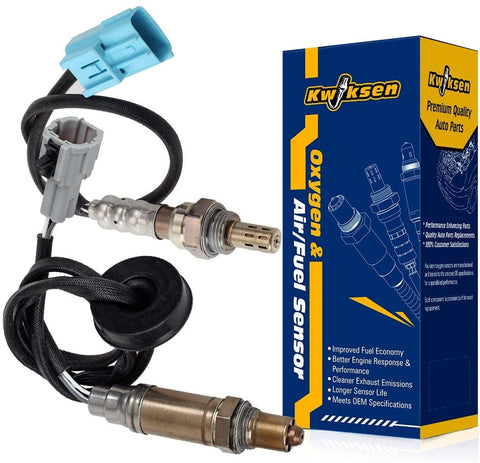 2pcs Heated Upstream and Downstream O2 Oxygen Sensor 234-3113 and 234-4323 Sensor 1 and Sensor 2 Replacement for Nissan Frontier 2.4L 2002-2004/Nissan Xterra 2.4L 2002-2004