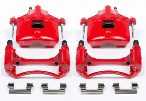 Power Stop S4638 Performance Powder Coated Brake Caliper Set For Chevy, Buick, Oldmobile, Pontiac