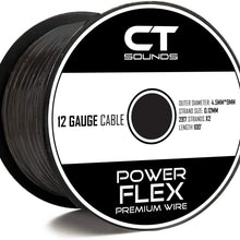 CT Sounds Car Audio OFC 12 GA Wire 100 Feet Speaker Wiring - 12 Gauge Copper 100 Foot