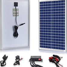 SUNER POWER 30 Watts 12V Off Grid Solar Panel Kit - Waterproof 30W Solar Panel + Photocell 10A Solar Charge Controller with Work Time Setting + SAE Connection Cable Kits