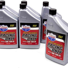 Lucas Oil 10610-6 Synthetic Racing Oil 10w-30 Case/6