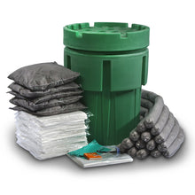 ESP SK-U65 135 Piece Ecofriendly Universal Overpack Absorbent 65 Gallon Spill Kit, 70 Gallon Absorbency, Gray