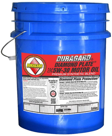 Duragard Diamond Plate Synthetic Blend 5w30 Engine Oil - 5 Gallon Pail