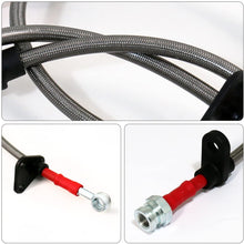 Rxmotor Acura Integra 90-93 Oil Brake Line Hose Set (Chrome / Red)