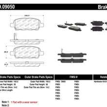 StopTech 309.09050 Street Performance Rear Brake Pad