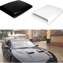 Practical Universal Car Auto 4x4 Air Flow Intake Hood Scoop Bonnet Decorative ABS Vent Cover Decal Car Accessory Hood Scoop (Color : White)