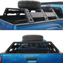 Hooke Road Tacoma High Bed Rack Truck Cargo Carrier Compatible with Toyota Tacoma 2005 - 2021 2nd 3rd Gen