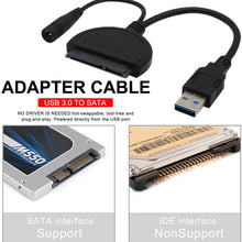 USB 3.0 SATA to USB Adapter Cable Hard Drive Adapter Data Transmission Cable