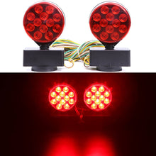 CZC AUTO 12V LED Magnetic Towing Light Kit for Boat Trailer RV Truck - Magnetic Strength 55 Pounds