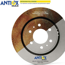 Goodyear Brakes PRK68816R, Rear Premium Brake Bundle with Pair (2) of AntiOx Coated Brake Rotors and Ceramic Brake Pads