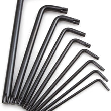 TEKTON Long Arm Star Key Wrench Set, 9Piece (T10-T50) | 25291, Black