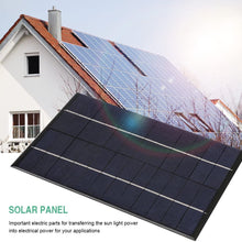 12V 4.2W Solar Panel Module Mini Portable DIY Polysilicon Battery Power Charger with High Efficiency