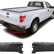 BUMPERS THAT DELIVER - Primered, Steel Pair of Left & Right Rear Bumper Ends for 2009-2014 Ford F-150 Pickup 09-14, FO1102375