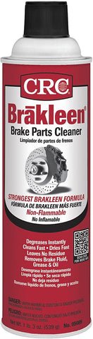 CRC 05089 BRAKLEEN Brake Parts Cleaner - Non-Flammable -19 Wt Oz