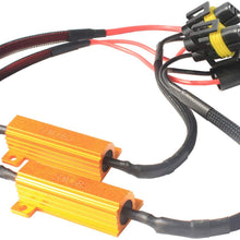 BSLighting 1 Pair (2pcs) H8 H11 LED Headlight DRL Fog Light Load Resistors Wiring Harness Canbus