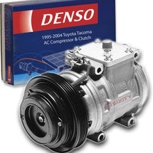 Denso AC Compressor & Clutch for Toyota Tacoma 3.4L V6 1995-2004 HVAC Air Conditioning Heat