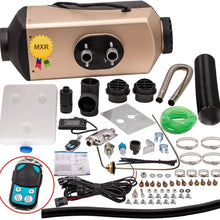 12V 5KW All-in-One Air Diesel Heater LCD Switch & Remote Control for Trucks Car Boat Caravan SUV (1 Hole)