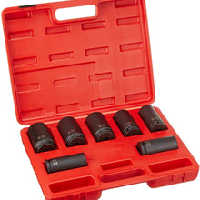 Sunex International 2839 7 pc. Deep Spindle Axle Nut Socket Set