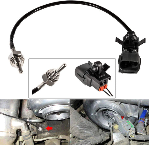 97381182 Intake Air Temperature ITA Sensor for 2006-2010 Chevrolet Silverado/GMC Sierra w/ 6.6L Duramax diesel