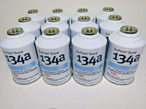 Chemours DuPont Suva 134a Refrigerant, 12 oz., Pack of 12