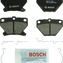 Bosch BP823 QuietCast Premium Semi-Metallic Disc Brake Pad Set For Pontiac: 2003-2006 Vibe; Toyota: 2000-2005 Celica, 2004-2008 Corolla, 2003-2008 Matrix; Rear