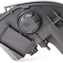 PERDE Compatible with Cadillac CTS Black Housing Halogen Headlight Pair