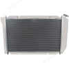 CoolingSky 4 Row Full Aluminum Radiator for 1969-1973 Ford Mustang LTD Galaxie Fairlane Torino &Multiple V8 Cars