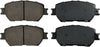 KFE KFE908-104 Ultra Quiet Advanced Premium Ceramic Brake Pad Front Set Compatible with: 2002-2006 Toyota Camry; Lexus IS250, GS300