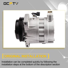 OCPTY CO 11149RW AC Compressor Compatible with 2003-2006 Infiniti GS35 2003-2008 Infiniti FX35 3.5L