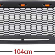 VZ4X4 Front Grill Mesh Grille Fit for Toyota Tacoma 2016, 2017, 2018, 2019, 2020 (WILL NOT WORK WITH FRONT SENSOR/TSS)