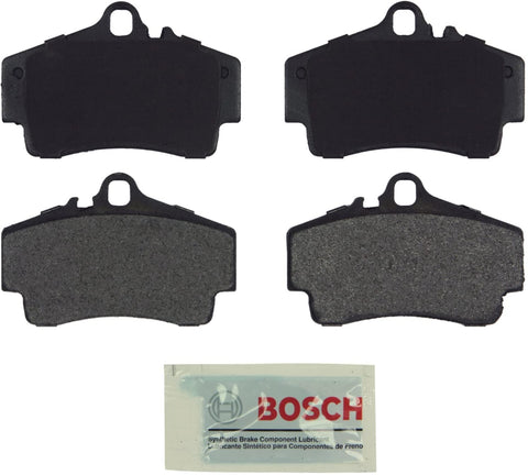 Bosch BE738 Blue Disc Brake Pad Set for Porsche: 1998-08 911, 1997-09 Boxster, 2007-08 Cayman - FRONT/REAR