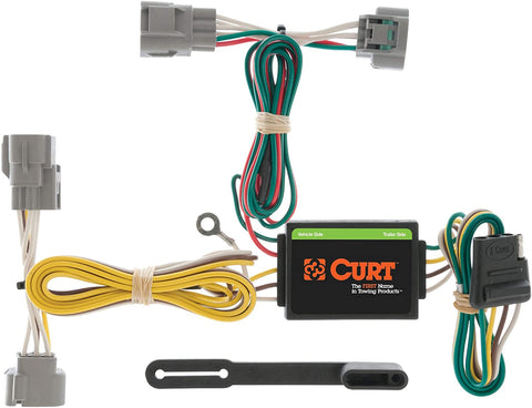 CURT 55513 Vehicle-Side Custom 4-Pin Trailer Wiring Harness, Select Toyota Tacoma, T100, Hilux
