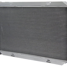 Primecooling 66MM 4 Row Core Aluminum Racing Radiator for Mercury Montego,Cougar Ranchero LTD II Lincoln More L6/ V8 Engine Models 1972-79
