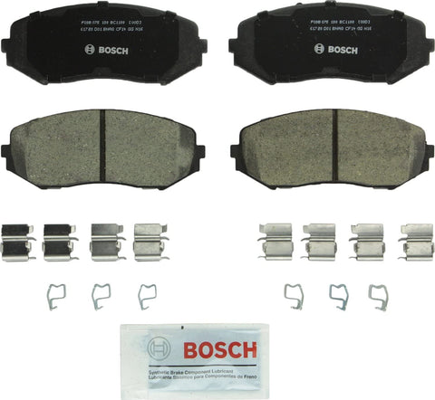 Bosch BC1188 QuietCast Premium Ceramic Disc Brake Pad Set For 2006-2013 Suzuki Grand Vitara; Front