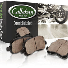 CPK11408 FRONT Performance Grade Quiet Low Dust [4] Ceramic Brake Pads + Dual Layer Rubber Shims + Hardware