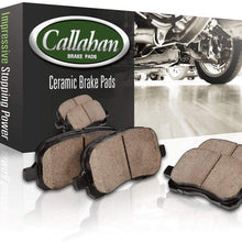 CPK11059 FRONT Performance Grade Quiet Low Dust [4] Ceramic Brake Pads + Dual Layer Rubber Shims + Hardware