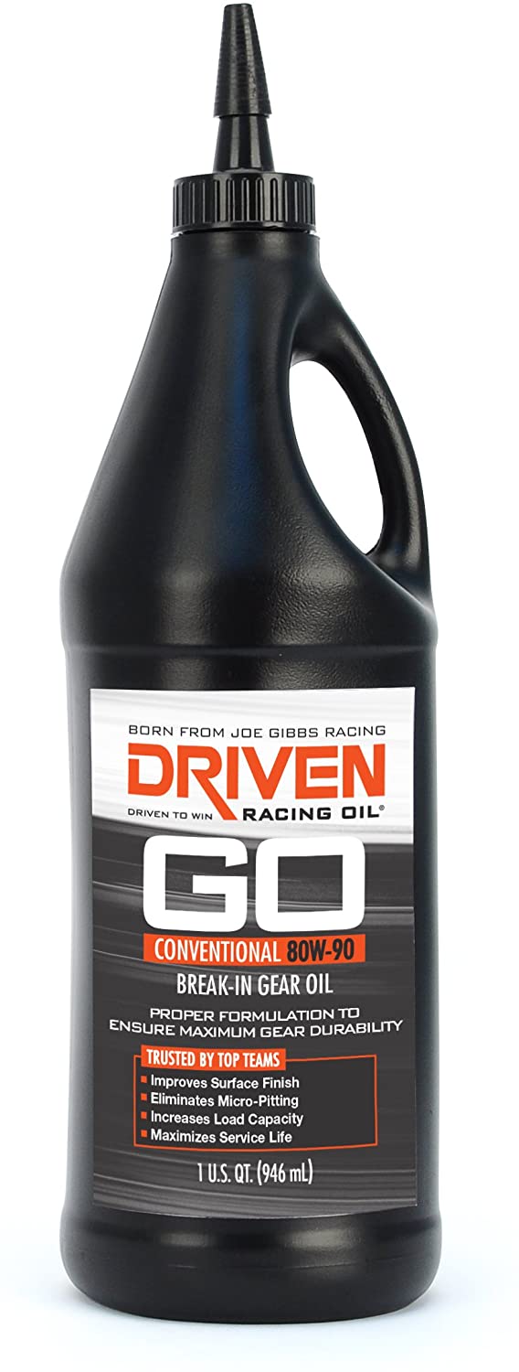 Driven Racing Oil 02330 Gear Break-in Oil (80W-90 Quart), 1 Quart