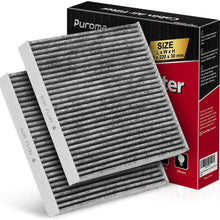 Puroma Cabin Air Filter with Activated Carbon, Replacement for CP134, CF10134, Honda & Acura, Civic, CR-V, Odyssey, CSX, ILX, MDX, RDX, AT134 (1)