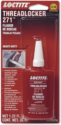 Loctite 37479-6PK Red Heavy Duty Threadlocker 271 - 36 ml Bottle, (Pack of 6)