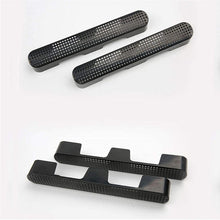 LYSHUI Accessories Car Under Seat AC Heat Air Conditioner Duct Vent Outlet Grille Protective Cover 2PCS/Set, for Audi Q7 Q8 2017 2018