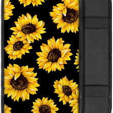 JoyLamoria Auto Center Console Armrest Cover Sunflower Pattern Universal Fit Soft Comfort Center Console Armrest Cushion for Car Seat Handrail Box