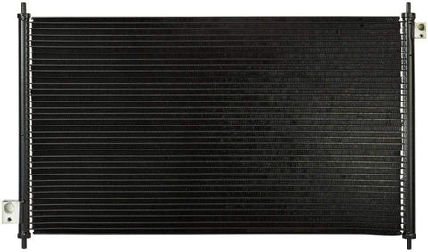 VioletLisa All Aluminum Air Condition Condenser 1 Row Compatible with 1998-2002 Accord 2.3L L4 Without Oil Cooler