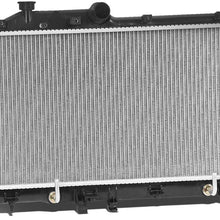 13095 OE Style Aluminum Core Cooling Radiator Replacement for Subaru Forester 2.5L Turbo AT 09-13