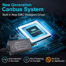 H4 Headlight Bulbs LED Anti Flicker Resistor Error Free Canbus Decoder H4 Adapter - 2Pack