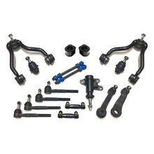 PartsW 17 Pc New Suspension Kit for Cadillac Chevrolet GMC/Adjusting Sleeves, Front Sway Bar Frame Bushings 31.75mm (1.25 inch), Control Arms, Tie Rod Ends, Ball Joints, Idler & Pitman Arms