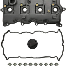 Engine Valve Cover Kit with Oil Cap & Gasket & Bolts & PCV Valve Compatible with Nissan 2007-2012 Sentra 2007-2013 ALTIMA 2.5L L4 2007-2011 ALTIMA Hybrid ELECTRIC/GAS Part# 13264-JA00A 13270-JA00A