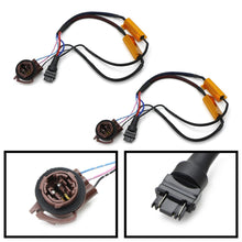 iJDMTOY (2) Hyper Flash/Bulb Out Error Fix Wiring Adapters Compatible With 3157 3057 3155 3357 3457 4157 LED Bulbs Turn Signal or Tail Brake Lights